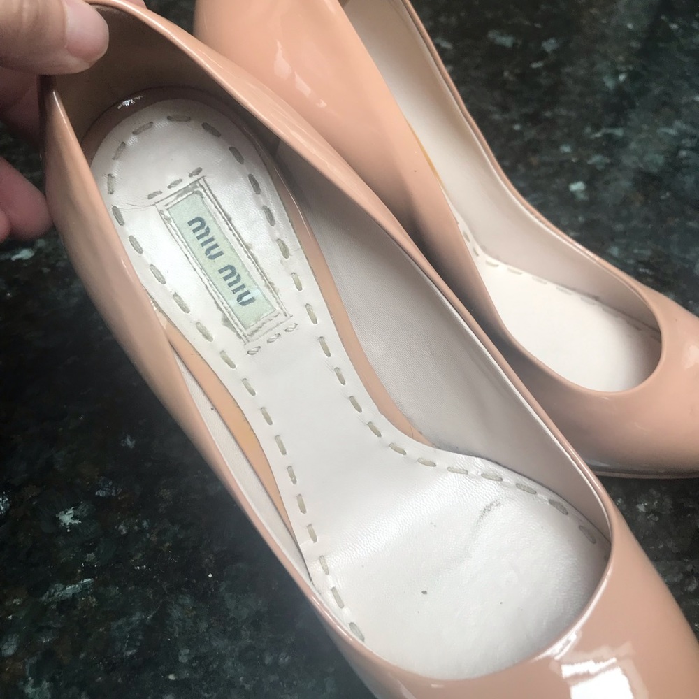 Miu Miu nude pumps - Picture 2 of 3